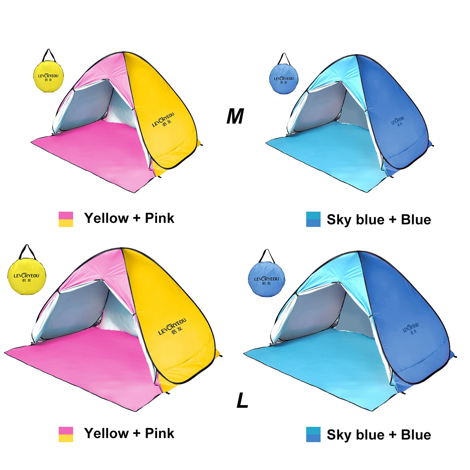 Cheap Goat Tents Outdoor Camping Tent Pop up Fun Play Tent Automatic Instant Tent UV Protection Tent Sun Shade Awning for Camping Beach Backyard Tents 